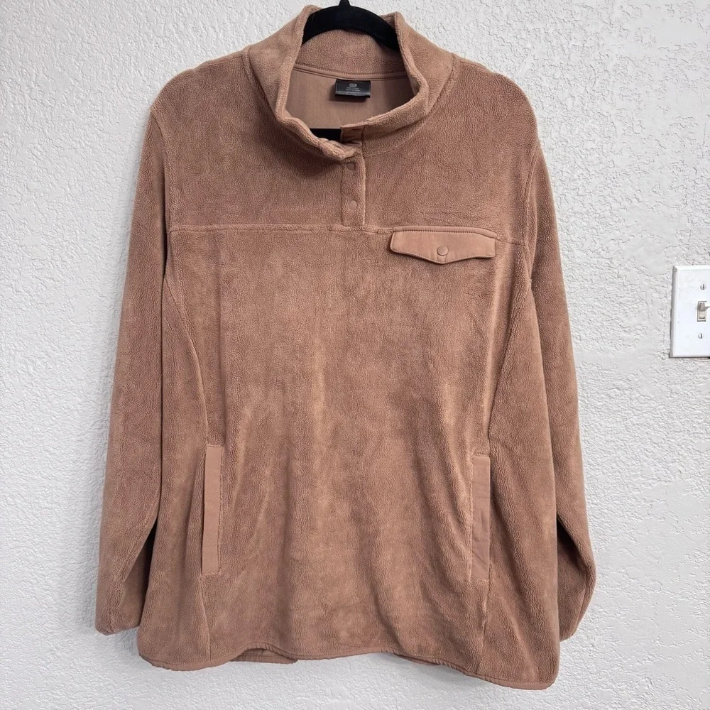 Men’s 32° Heat Brown Pullover Sweater - Size XXL